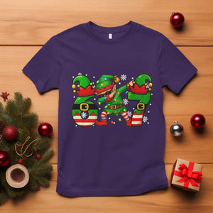 Funny Elf Dab Six Seven Meme T Shirt Christmas Trending 67 Gift TS12 Purple Print Your Wear