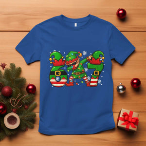 Funny Elf Dab Six Seven Meme T Shirt Christmas Trending 67 Gift TS12 Royal Blue Print Your Wear