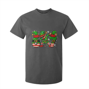 Funny Elf Dab Six Seven Meme T Shirt For Kid Christmas Trending 67 Gift TS12 Dark Heather Print Your Wear