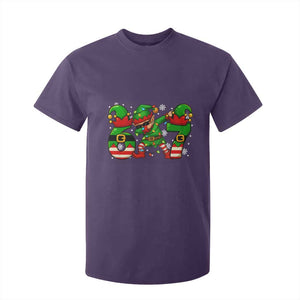 Funny Elf Dab Six Seven Meme T Shirt For Kid Christmas Trending 67 Gift TS12 Purple Print Your Wear