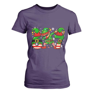 Funny Elf Dab Six Seven Meme T Shirt For Women Christmas Trending 67 Gift TS12 Purple Print Your Wear