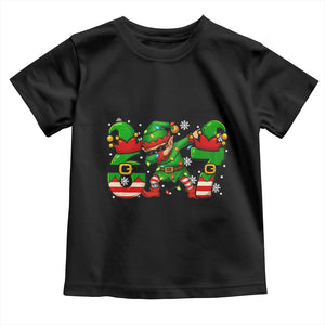Funny Elf Dab Six Seven Meme Toddler T Shirt Christmas Trending 67 Gift TS12 Black Print Your Wear