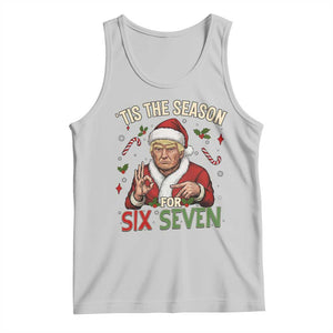 Funny Trump Patriotic Six Seven Meme Tank Top Tis The Season Christmas Gift TS12 Ash Print Your Wear