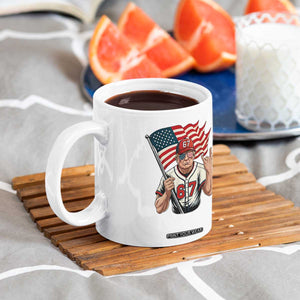 Funny Trump Patriotic 67 Meme Coffee Mug Six Seven Gen Alpha Slang Gift TS12 Print Your Wear