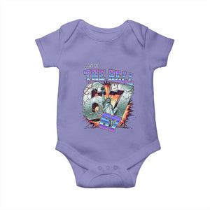 Funny Statue Of Liberty Six Seven Meme Baby Onesie What The Hell Is 67 Gift TS12 Violet Print Your Wear