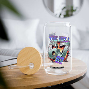 Funny Statue Of Liberty Six Seven Meme Glass Can What The Hell Is 67 Gift TS12 Print Your Wear