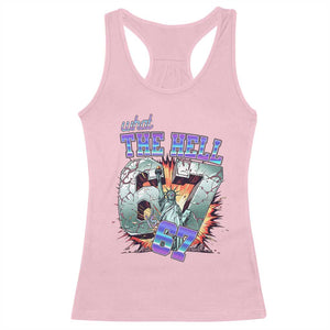Funny Statue Of Liberty Six Seven Meme Racerback Tank Top What The Hell Is 67 Gift TS12 Light Pink Print Your Wear