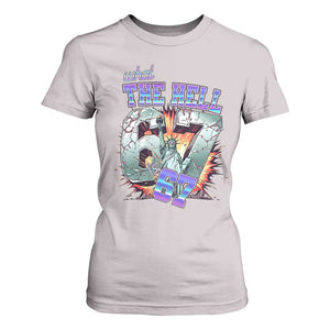 Funny Statue Of Liberty Six Seven Meme T Shirt For Women What The Hell Is 67 Gift TS12 Ice Gray Print Your Wear