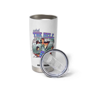 Funny Statue Of Liberty Six Seven Meme Tumbler Cup What The Hell Is 67 Gift TS12 Print Your Wear