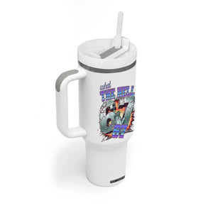 Funny Statue Of Liberty Six Seven Meme Tumbler With Handle What The Hell Is 67 Gift TS12 Print Your Wear