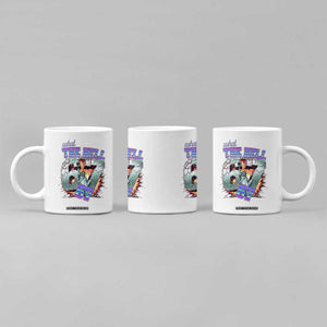 Funny Statue Of Liberty Six Seven Meme Coffee Mug What The Hell Is 67 Gift TS12 Print Your Wear