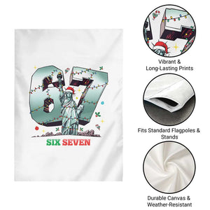 Statue Of Liberty Six Seven Meme Garden Flag Trendy Gen Z Christmas Gift TS12 Print Your Wear