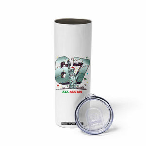 Statue Of Liberty Six Seven Meme Skinny Tumbler Trendy Gen Z Christmas Gift TS12 Print Your Wear