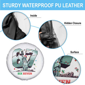 Statue Of Liberty Six Seven Meme Spare Tire Cover Trendy Gen Z Christmas Gift TS12 Print Your Wear