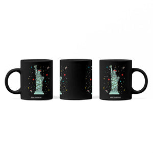 Statue Of Liberty Six Seven Meme Coffee Mug Gen Alpha 67 Trend Christmas Gift TS12 Print Your Wear