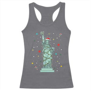 Statue Of Liberty Six Seven Meme Racerback Tank Top Gen Alpha 67 Trend Christmas Gift TS12 Charcoal Print Your Wear