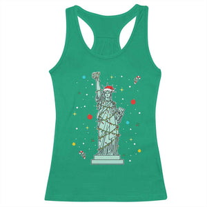 Statue Of Liberty Six Seven Meme Racerback Tank Top Gen Alpha 67 Trend Christmas Gift TS12 Irish Green Print Your Wear