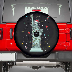 Statue Of Liberty Six Seven Meme Spare Tire Cover Gen Alpha 67 Trend Christmas Gift TS12 Black Print Your Wear