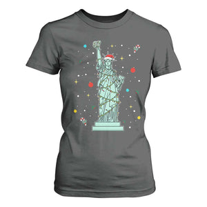 Statue Of Liberty Six Seven Meme T Shirt For Women Gen Alpha 67 Trend Christmas Gift TS12 Dark Heather Print Your Wear