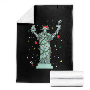Doot Doot 67 Statue Of Liberty Throw Blanket Funny Gen Alpha 67 Trend Christmas Gift TS12 Black Print Your Wear