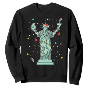 Doot Doot 67 Statue Of Liberty Sweatshirt Funny Gen Alpha 67 Trend Christmas Gift TS12 Black Print Your Wear
