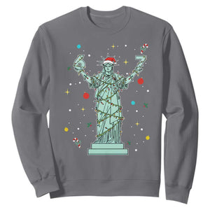 Doot Doot 67 Statue Of Liberty Sweatshirt Funny Gen Alpha 67 Trend Christmas Gift TS12 Charcoal Print Your Wear