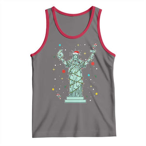 Doot Doot 67 Statue Of Liberty Tank Top Funny Gen Alpha 67 Trend Christmas Gift TS12 Deep Heather Red Print Your Wear