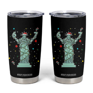Doot Doot 67 Statue Of Liberty Tumbler Cup Funny Gen Alpha 67 Trend Christmas Gift TS12 Black Print Your Wear