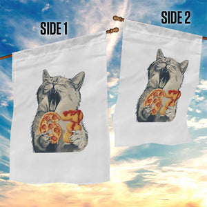 Six Seven Meme Cat 67 Pizza Nugget Garden Flag Funny Gen Alpha 67 Trend Gift TS12 Print Your Wear
