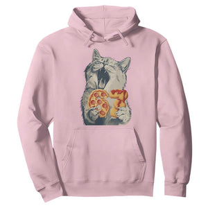 Six Seven Meme Cat 67 Pizza Nugget Hoodie Funny Gen Alpha 67 Trend Gift TS12 Light Pink Print Your Wear