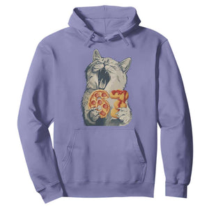 Six Seven Meme Cat 67 Pizza Nugget Hoodie Funny Gen Alpha 67 Trend Gift TS12 Violet Print Your Wear