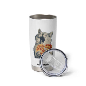 Six Seven Meme Cat 67 Pizza Nugget Tumbler Cup Funny Gen Alpha 67 Trend Gift TS12 Print Your Wear