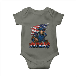 NEFP Game Day Sports Fan Gift Baby Onesie TS12 Military Green Print Your Wear