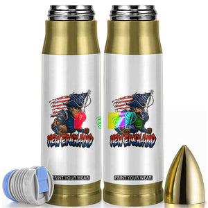 NEFP Game Day Sports Fan Gift Bullet Tumbler TS12 White Print Your Wear