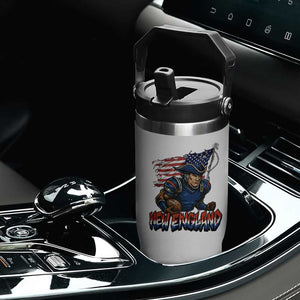 NEFP Game Day Sports Fan Gift Flip Straw Tumbler TS12 Print Your Wear
