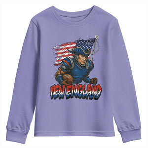 NEFP Game Day Sports Fan Gift Youth Sweatshirt TS12 Violet Print Your Wear