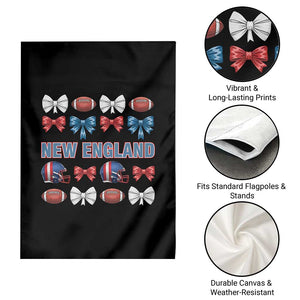 Coquette NE Football Fan Garden Flag Gift For Women TS12 Print Your Wear