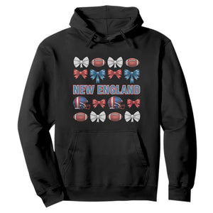 Coquette NE Football Fan Hoodie Gift For Women TS12 Black Print Your Wear