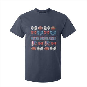 Coquette NE Football Fan T Shirt For Kid Gift For Women TS12 Navy Print Your Wear