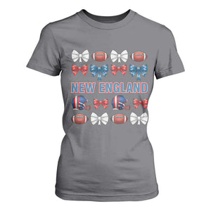 Coquette NE Football Fan T Shirt For Women Gift For Women TS12 Charcoal Print Your Wear