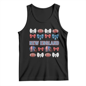 Coquette NE Football Fan Tank Top Gift For Women TS12 Black Print Your Wear
