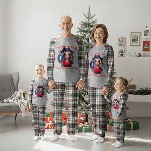Funny East Coast Football Girl Fan Plaid Pajama Set NE Girls Never Miss Kickoff TS12 Christmas Plaid Print Your Wear