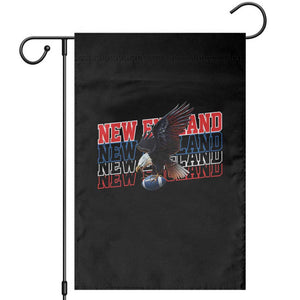Vintage NE Football Fan Garden Flag Game Day Lover Gift TS12 Black Print Your Wear