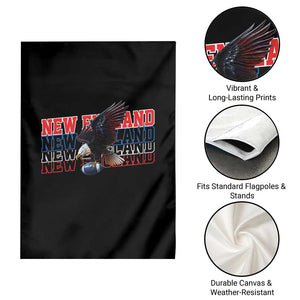 Vintage NE Football Fan Garden Flag Game Day Lover Gift TS12 Print Your Wear