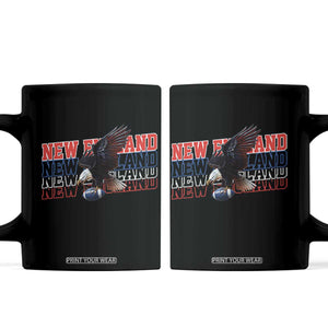 Vintage NE Football Fan Coffee Mug Game Day Lover Gift TS12 Black Print Your Wear