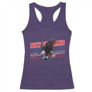Vintage NE Football Fan Racerback Tank Top Game Day Lover Gift TS12 Purple Print Your Wear