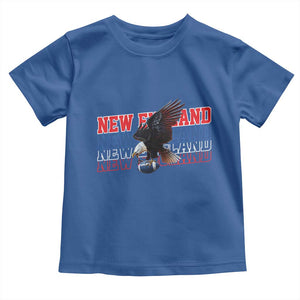 Vintage NE Football Fan Toddler T Shirt Game Day Lover Gift TS12 Royal Blue Print Your Wear