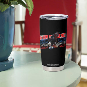 Vintage NE Football Fan Tumbler Cup Game Day Lover Gift TS12 Print Your Wear
