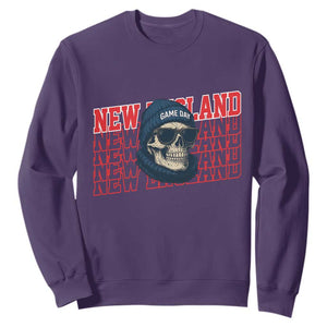 Gothic NE Football Fan Sweatshirt Game Day Lover Gift TS12 Purple Print Your Wear