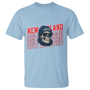 Gothic NE Football Fan T Shirt Game Day Lover Gift TS12 Light Blue Print Your Wear